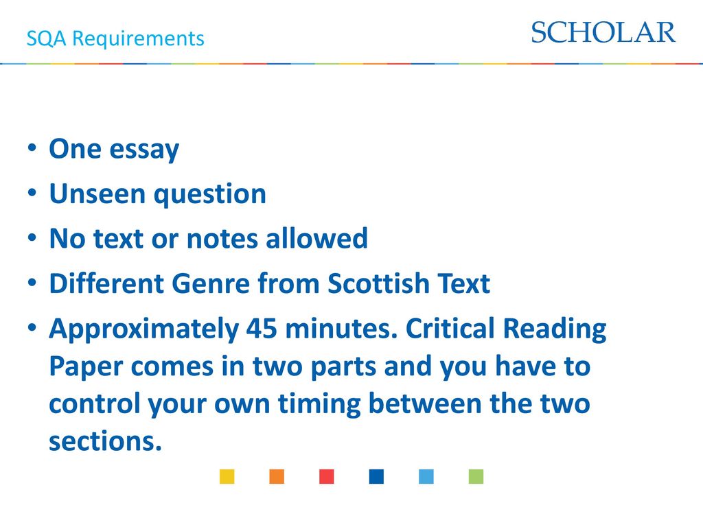 Higher critical essay help nab